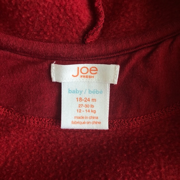 🍁Joe Fresh 18-24m buffalo check jacket with hood - Picture 3 of 4